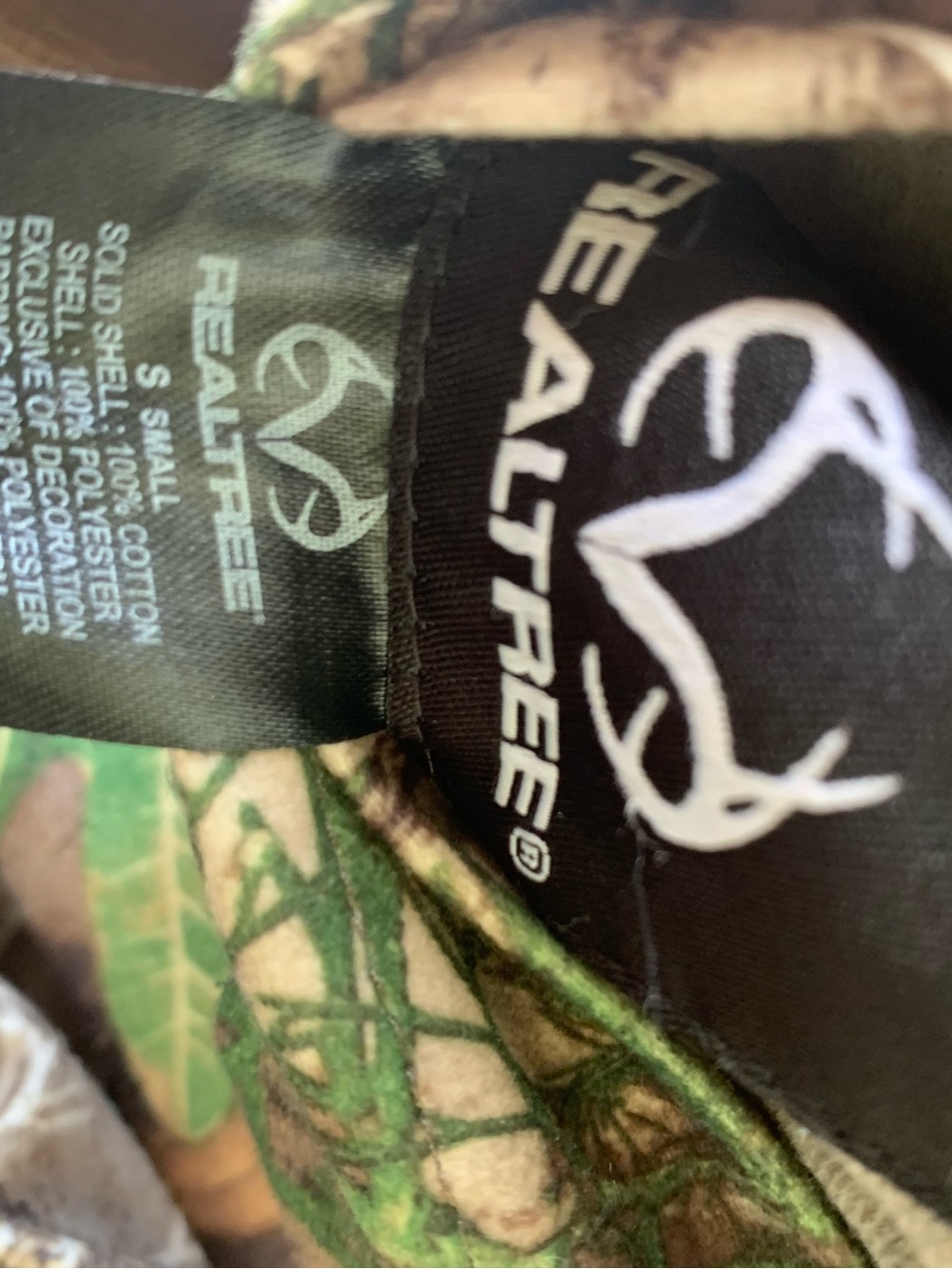 Realtree Men's Reversible Camo Hunting Bomber Jacket Hooded Full Zip Size Small - Picture 12 of 15